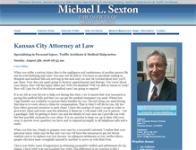 Tablet Screenshot of mikesextonlaw.com